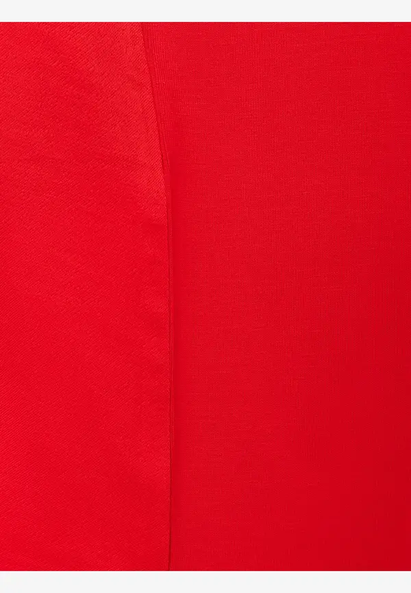 More & More Shirt mit Satinfront, rot, Frühjahrs-Kollektion Großer Ausverkauf