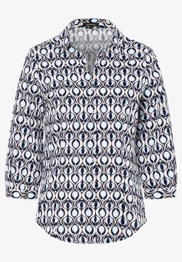 More & More Hemdbluse, grafischer Print, Frühjahrs-Kollektion Muttertagsangebot