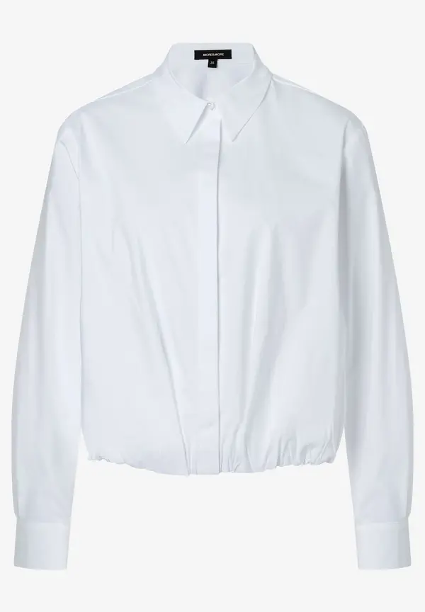 More & More kurze Hemdbluse, weiß, Frühjahrs-Kollektion Lagerräumung