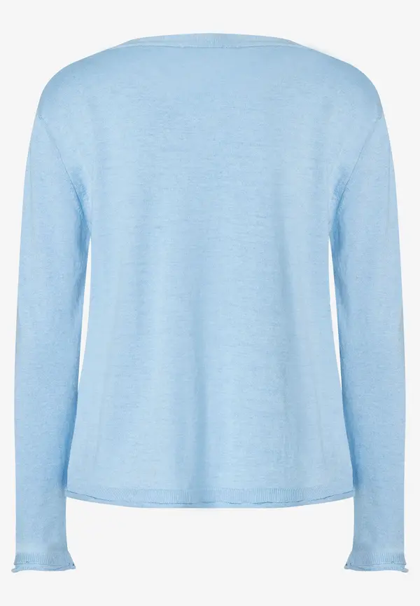 More & More Feinstrick-Pullover mit Kaschmir, hellblau, Frühjahrs-Kollektion Online Outlet