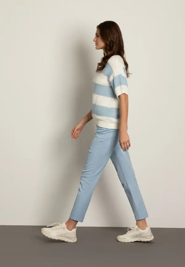 More & More Pullover, hellblau/ecru, Frühjahrs-Kollektion Saisonale Angebote