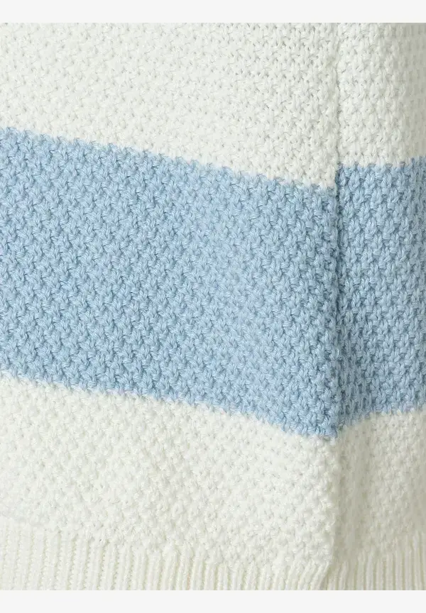 More & More Pullover, hellblau/ecru, Frühjahrs-Kollektion Saisonale Angebote