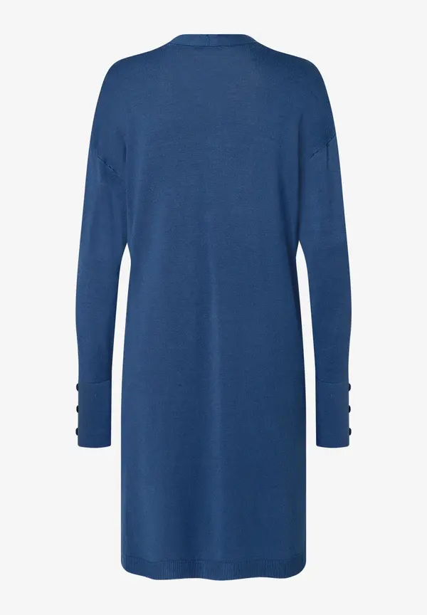 More & More langer Cardigan, estate blue, Frühjahrs-Kollektion Räumungsverkauf