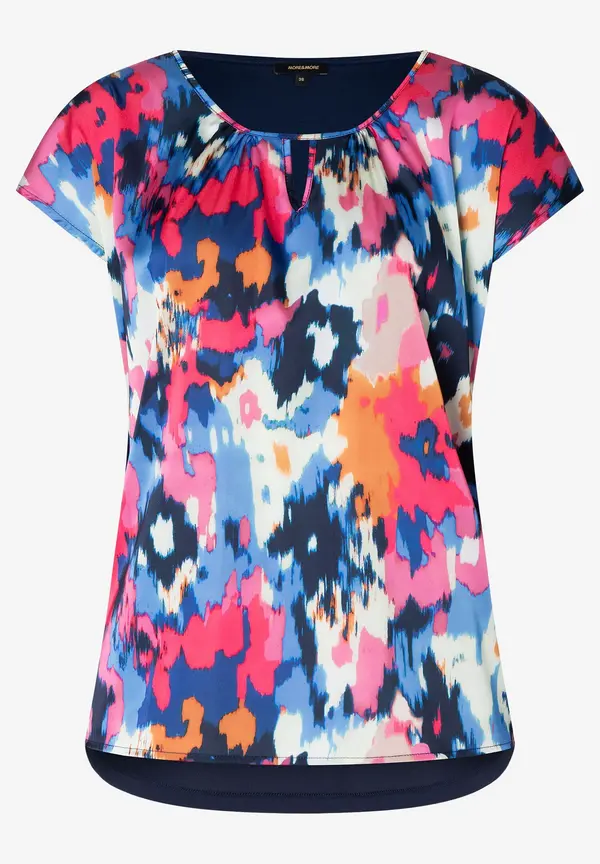 More & More Blusenshirt mit abstraktem Print, Frühjahrs-Kollektion Riesige Ersparnisse