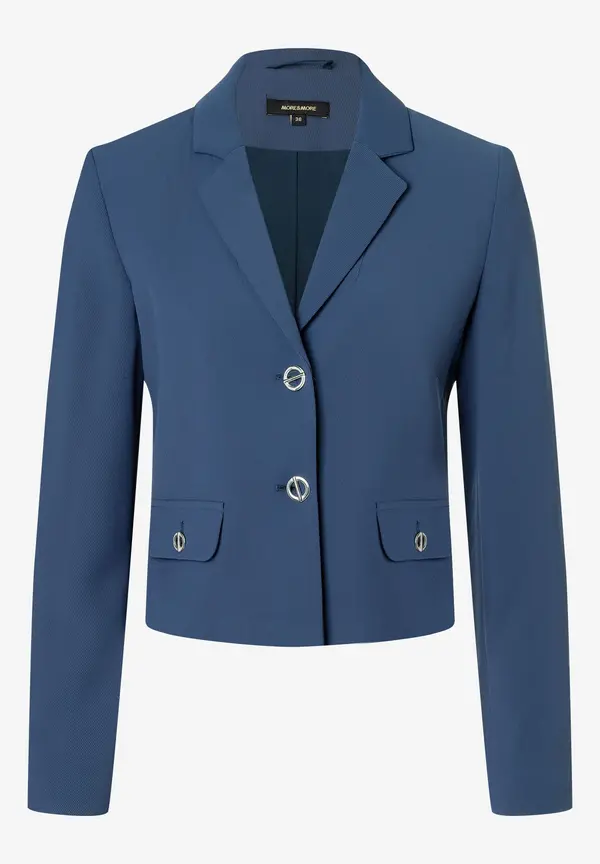 More & More kurzer Blazer, estate blue, Frühjahrs-Kollektion Tiefpreis