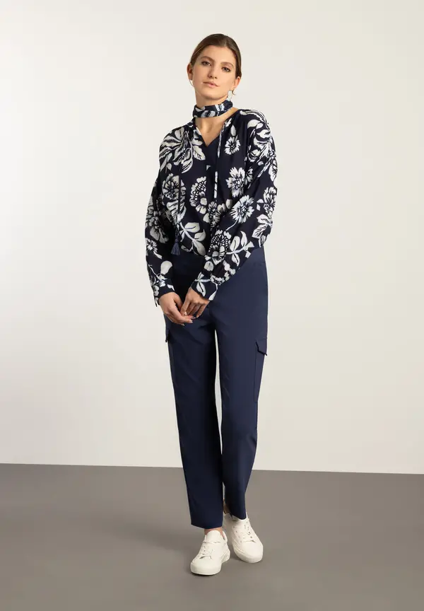 More & More Cargohose, estate blue, Frühjahrs-Kollektion Super Sparpreis