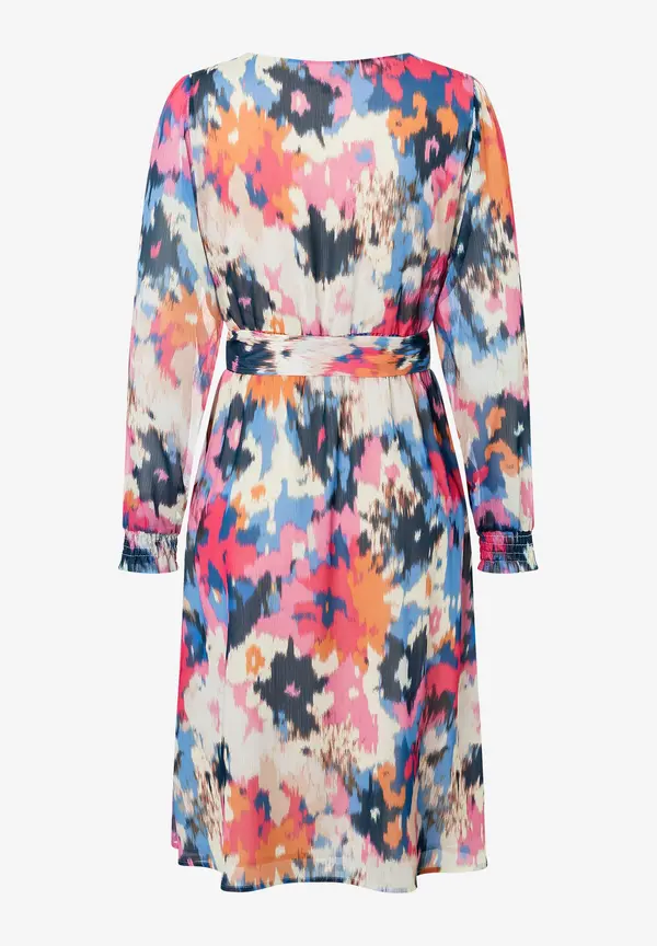 More & More Chiffonkleid mit abstraktem Print, Frühjahrs-Kollektion Letzte 2 Tage