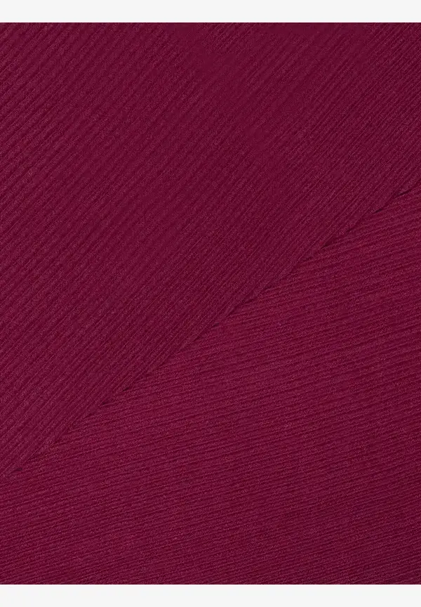 More & More Plissée-Schal, bordeaux, Herbst-Kollektion Vierteljährliche Förderung