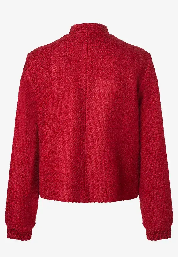 More & More Bouclé-Blouson, rot, Herbst-Kollektion Kostenloser Versand international