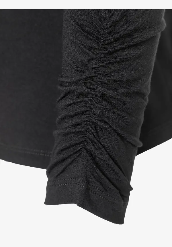 More & More Rollkragenshirt, schwarz, Herbst-Kollektion Fabrikladen