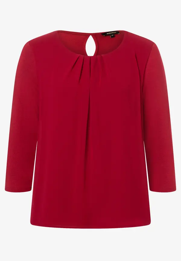 More & More Blusenshirt, rot, Herbst-Kollektion zollfrei