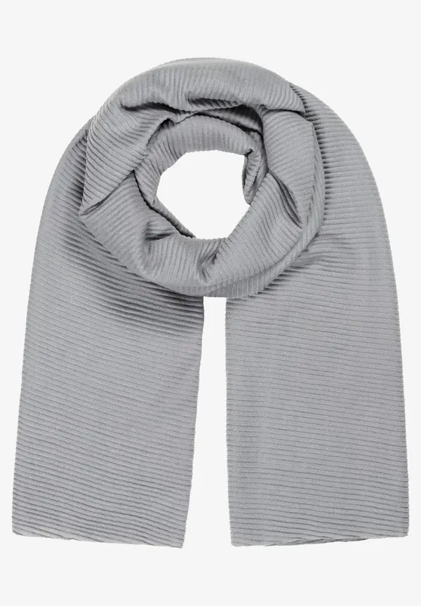 More & More Plissée-Schal, grau, Herbst-Kollektion 50% Rabatt für begrenzte Zeit