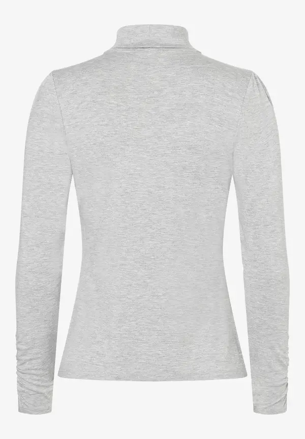 More & More Rollkragenshirt, grau melange, Herbst-Kollektion Rabatte dieses Monats