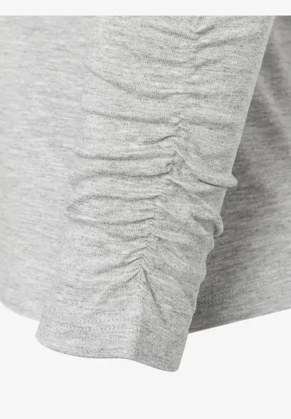 More & More Rollkragenshirt, grau melange, Herbst-Kollektion Rabatte dieses Monats