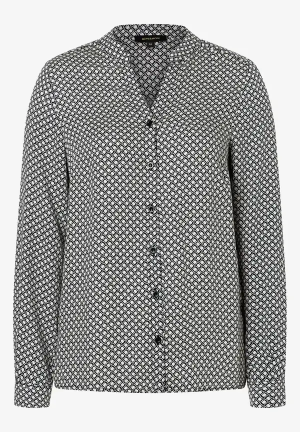 More & More Viskosebluse, Minimal-Print, Herbst-Kollektion 2025