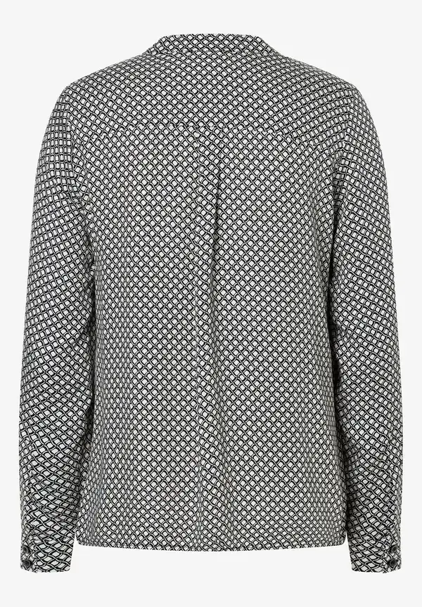 More & More Viskosebluse, Minimal-Print, Herbst-Kollektion 2025