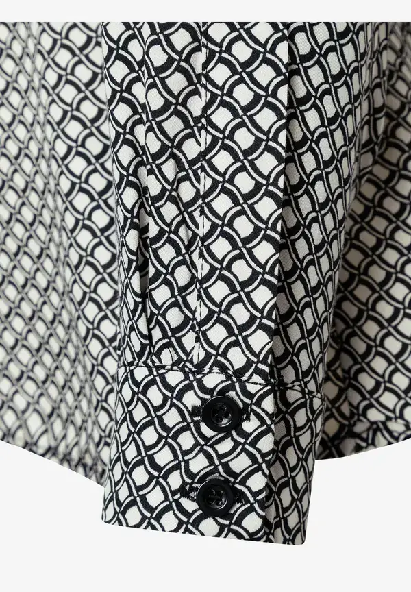 More & More Viskosebluse, Minimal-Print, Herbst-Kollektion 2025