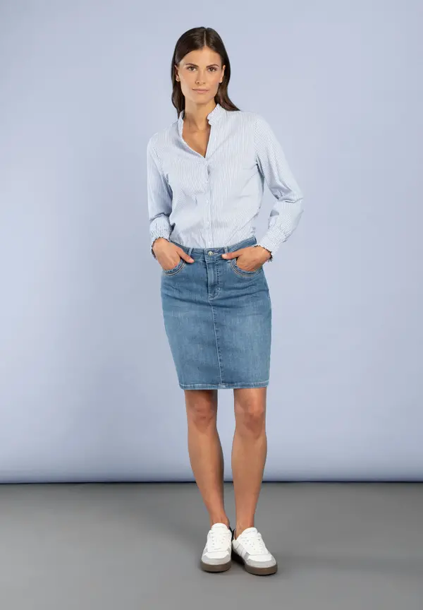 More & More Jeansrock, Five-Pocket Günstiger Verkauf