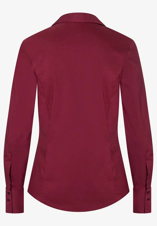 More & More Businessbluse BILLA, bordeaux, Herbst-Kollektion Fabrikverkauf