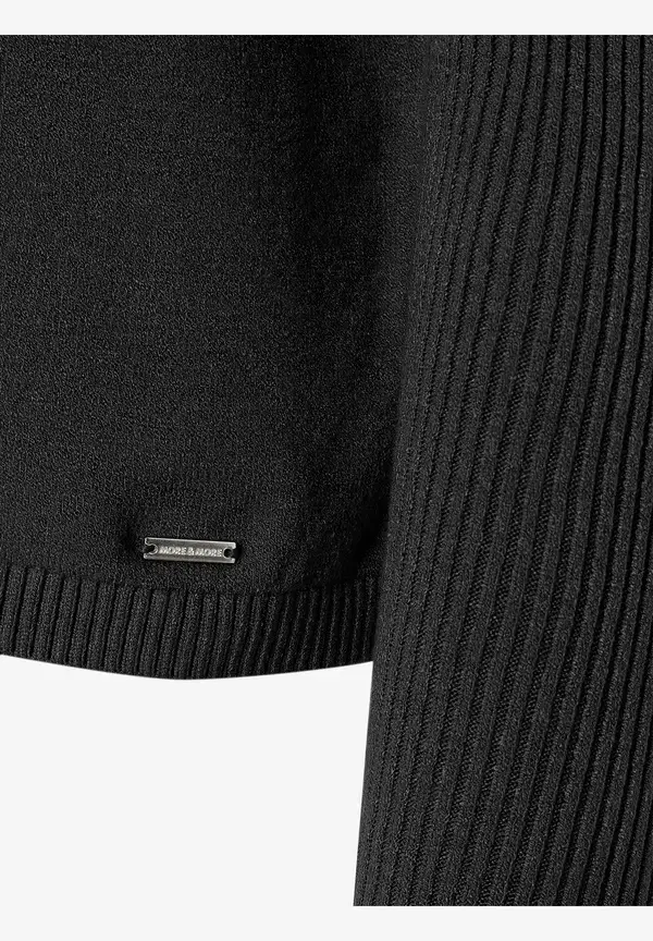 More & More Feinstrick Pullover, schwarz, Herbst-Kollektion Versandkostenfrei