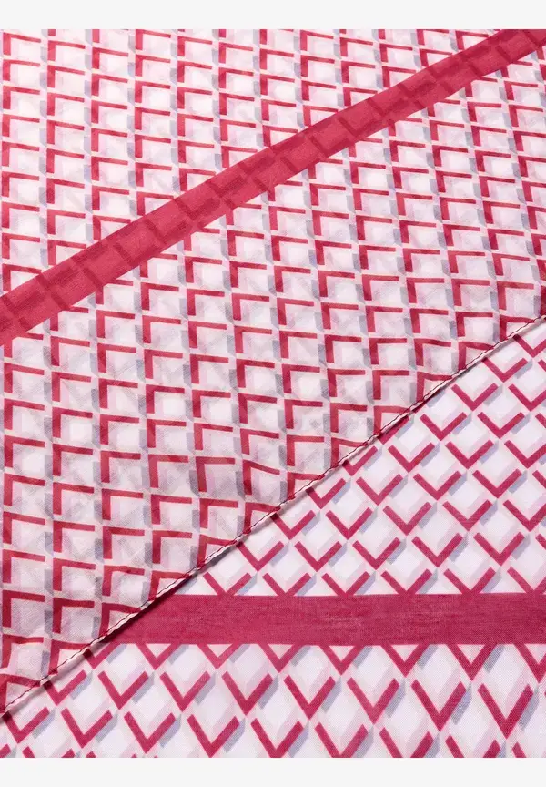 More & More Printschal, rot/rosa/ecru, Herbst-Kollektion Online Shopping