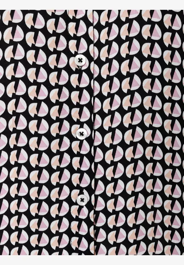 More & More Viskosebluse, grafischer Print, Herbst-Kollektion Preisnachlass