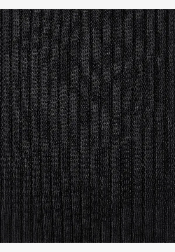 More & More Rippstrick-Pullover, schwarz, Herbst-Kollektion Saisonschlussverkauf