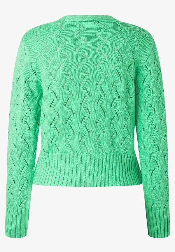 More & More Ajour Cardigan, march green, Frühjahrs-Kollektion Vatertagsangebot