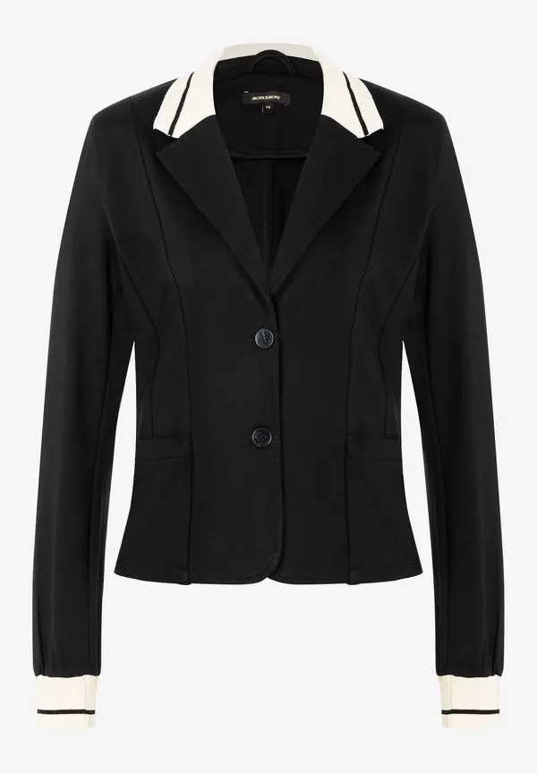 More & More Jerseyblazer, schwarz, Frühjahrs-Kollektion Valentinstagsangebot