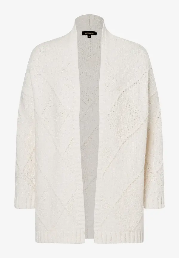 More & More Struktur-Cardigan, eggshell, Frühjahrs-Kollektion Top Angebot