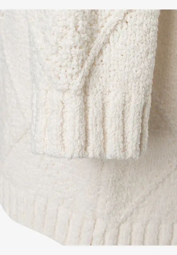 More & More Struktur-Cardigan, eggshell, Frühjahrs-Kollektion Top Angebot