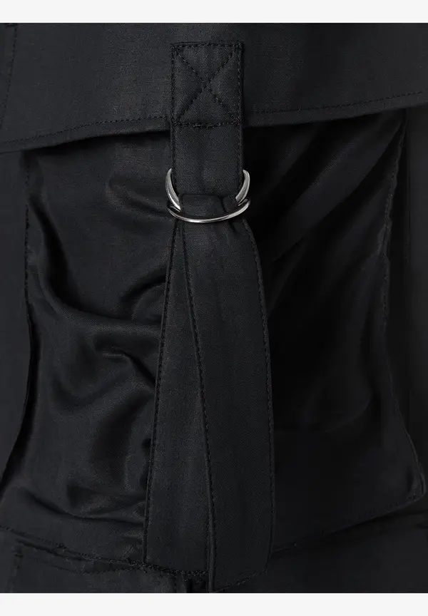 More & More fließende Cargohose, schwarz, Frühjahrs-Kollektion Neueste Mode