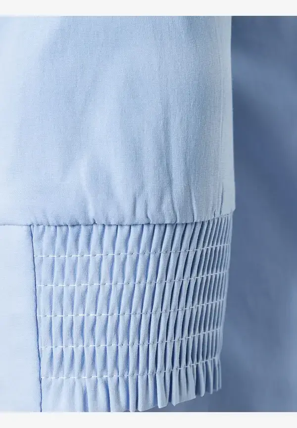 More & More Baumwoll/Stretch Bluse, hellblau, Sommer-Kollektion Zeitlich begrenztes Angebot