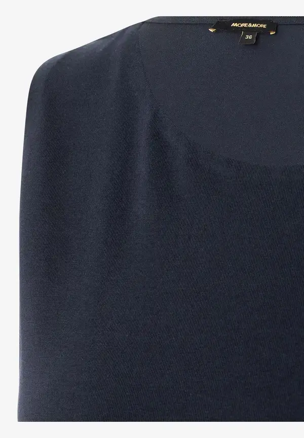 More & More Baumwoll/Stretch Top, marine, Frühjahrs-Kollektion Riesige Ersparnisse
