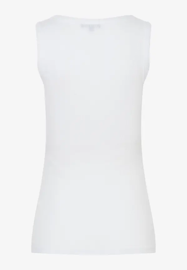 More & More Rippen Top, weiß, Frühjahrs-Kollektion Neueste Stile