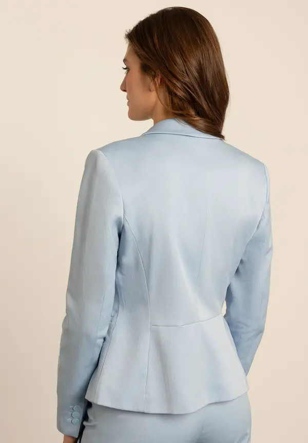 More & More Blazer mit feiner Struktur, hellblau, Frühjahrs-Kollektion Bis zu 55% Rabatt