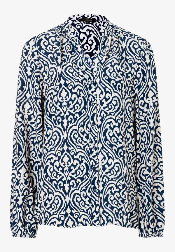 More & More Viskosebluse, Ornament-Print, Frühjahrs-Kollektion Riesige Rabatte