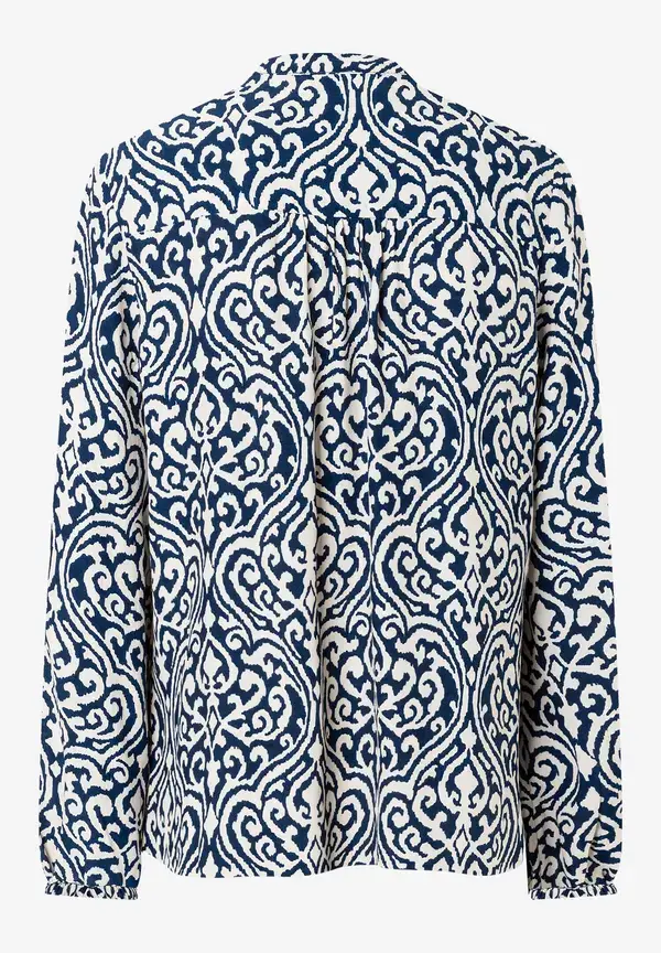 More & More Viskosebluse, Ornament-Print, Frühjahrs-Kollektion Riesige Rabatte