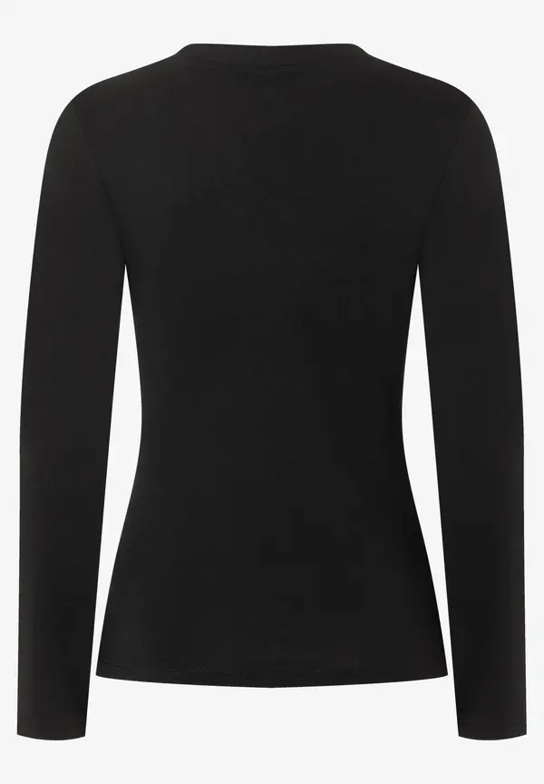 More & More Langarmshirt, schwarz, Herbst-Kollektion Black Friday Preise