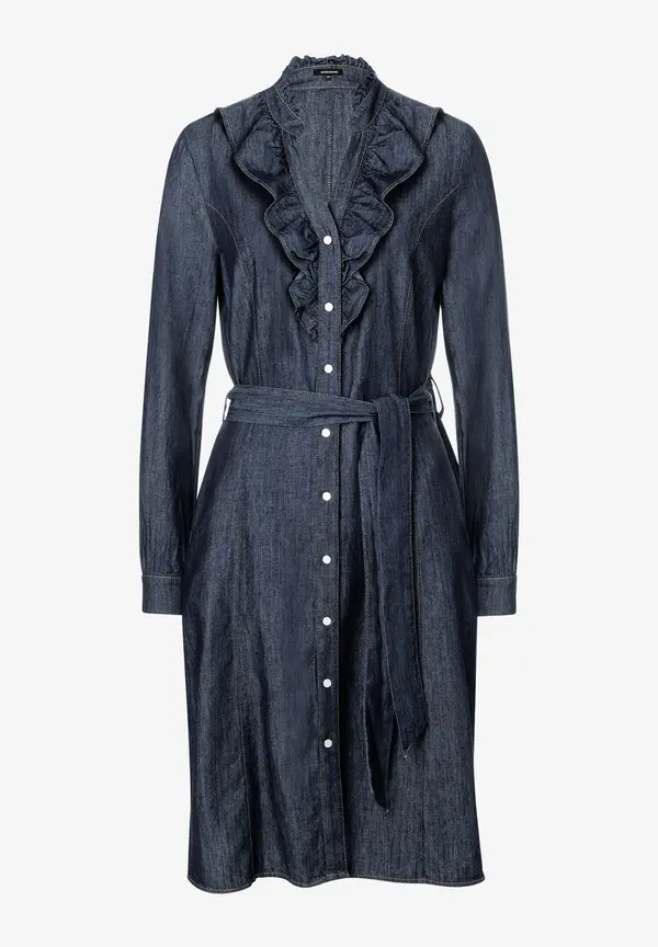 More & More feminines Jeanskleid, dark blue denim zollfrei