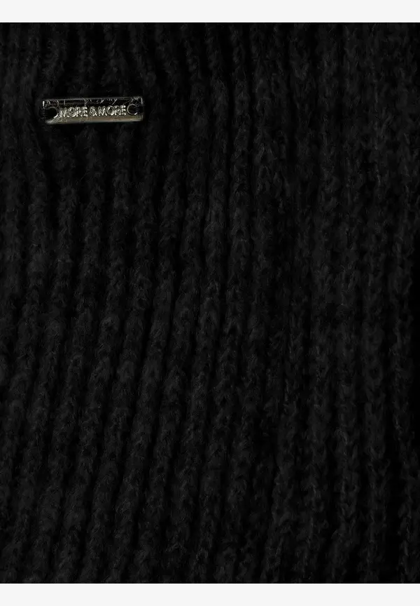 More & More Rippen-Strickjacke, schwarz, Herbst-Kollektion 50% Rabatt für begrenzte Zeit
