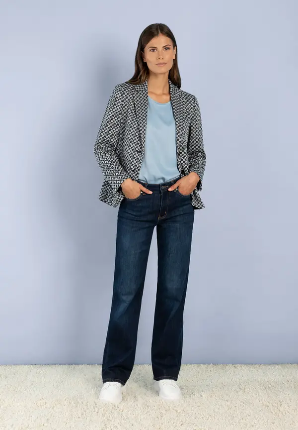 More & More Jerseyblazer, Mini-Jacquard Hotsell
