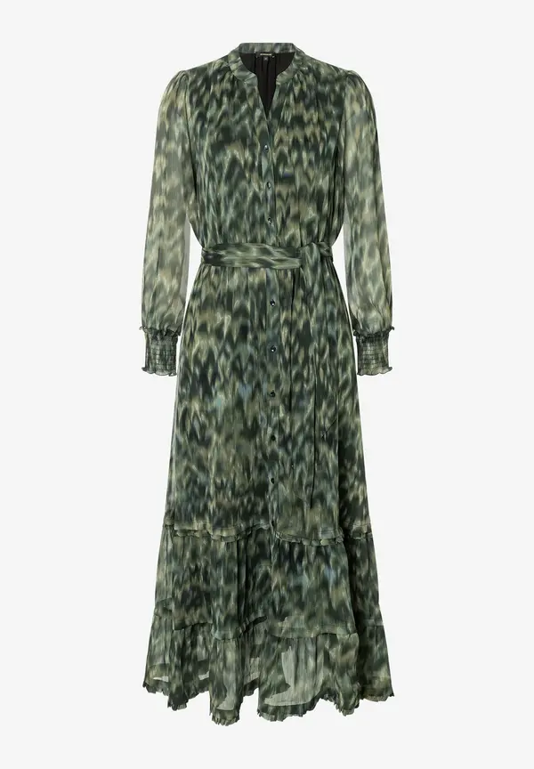 More & More Chiffon Maxikleid, New Animal-Print Günstiger Verkauf