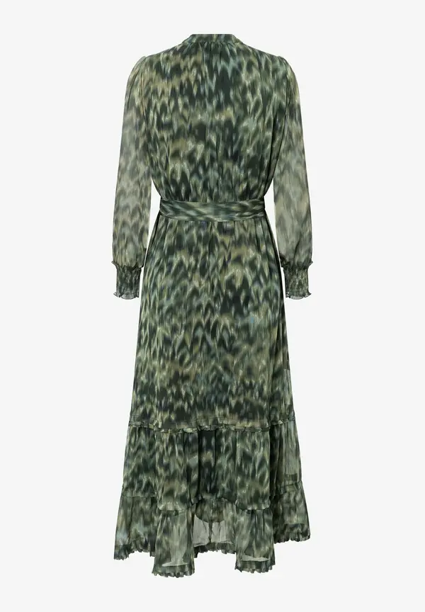 More & More Chiffon Maxikleid, New Animal-Print Günstiger Verkauf