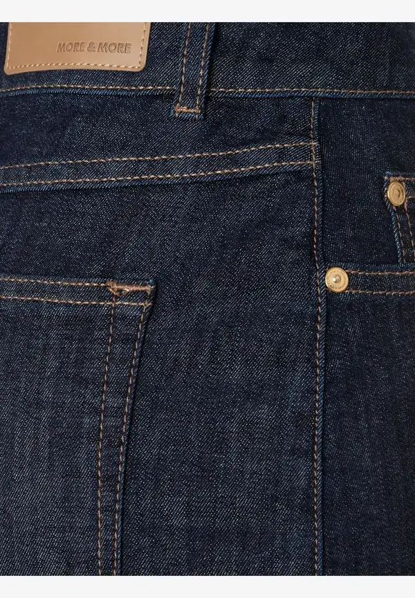 More & More midilanger Denimrock Meist gekauft