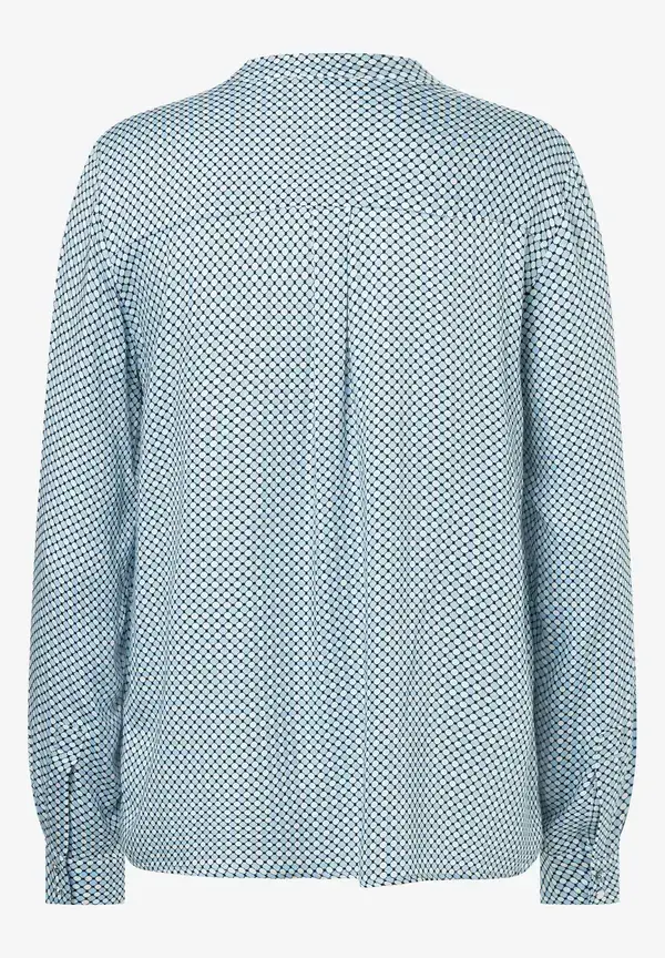 More & More Viskosebluse, Minimal-Print, Herbst-Kollektion Günstig kaufen