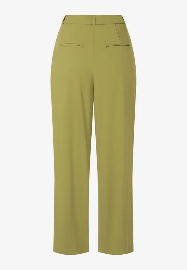 More & More Hose mit Bindegürtel, soft moss green Großer Ausverkauf