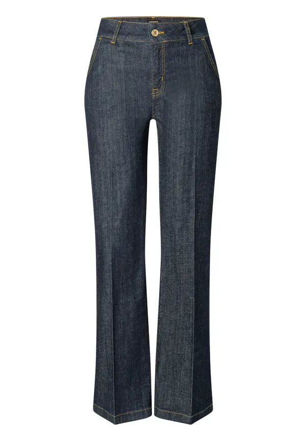 More & More Bootcut Jeans, dark blue denim Online Shopping