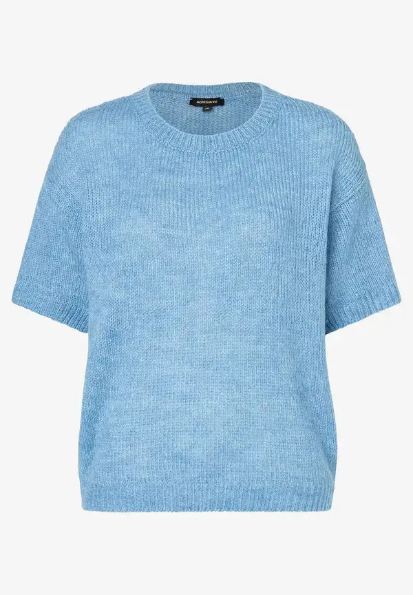 More & More Kurzarm-Pullover, hellblau Cyber Monday