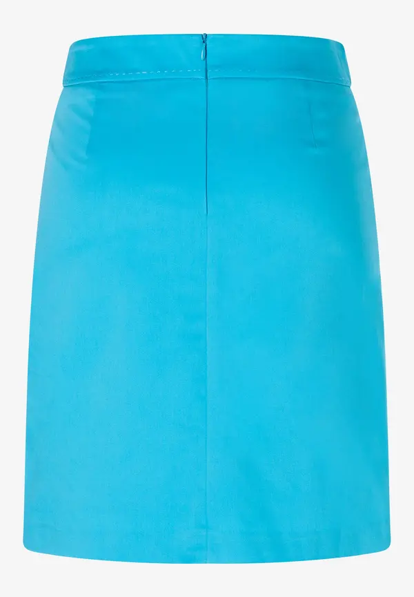 More & More Baumwoll-Satin Rock, türkis, Frühjahrs-Kollektion Online Outlet